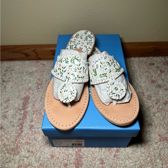 Jack Rodger Floral sandals size 7 - Picture 4 of 5